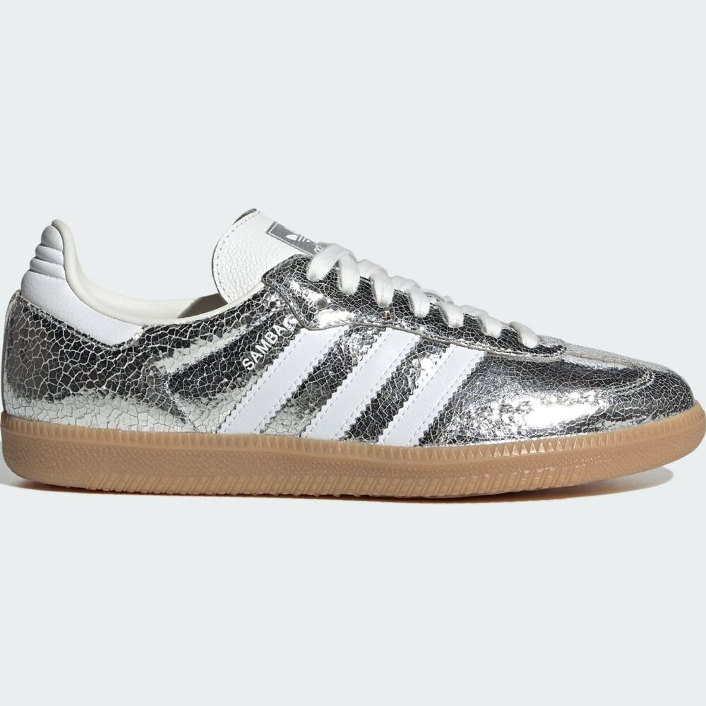 Adidas Samba OG Women’s Sneakers – Silver/White